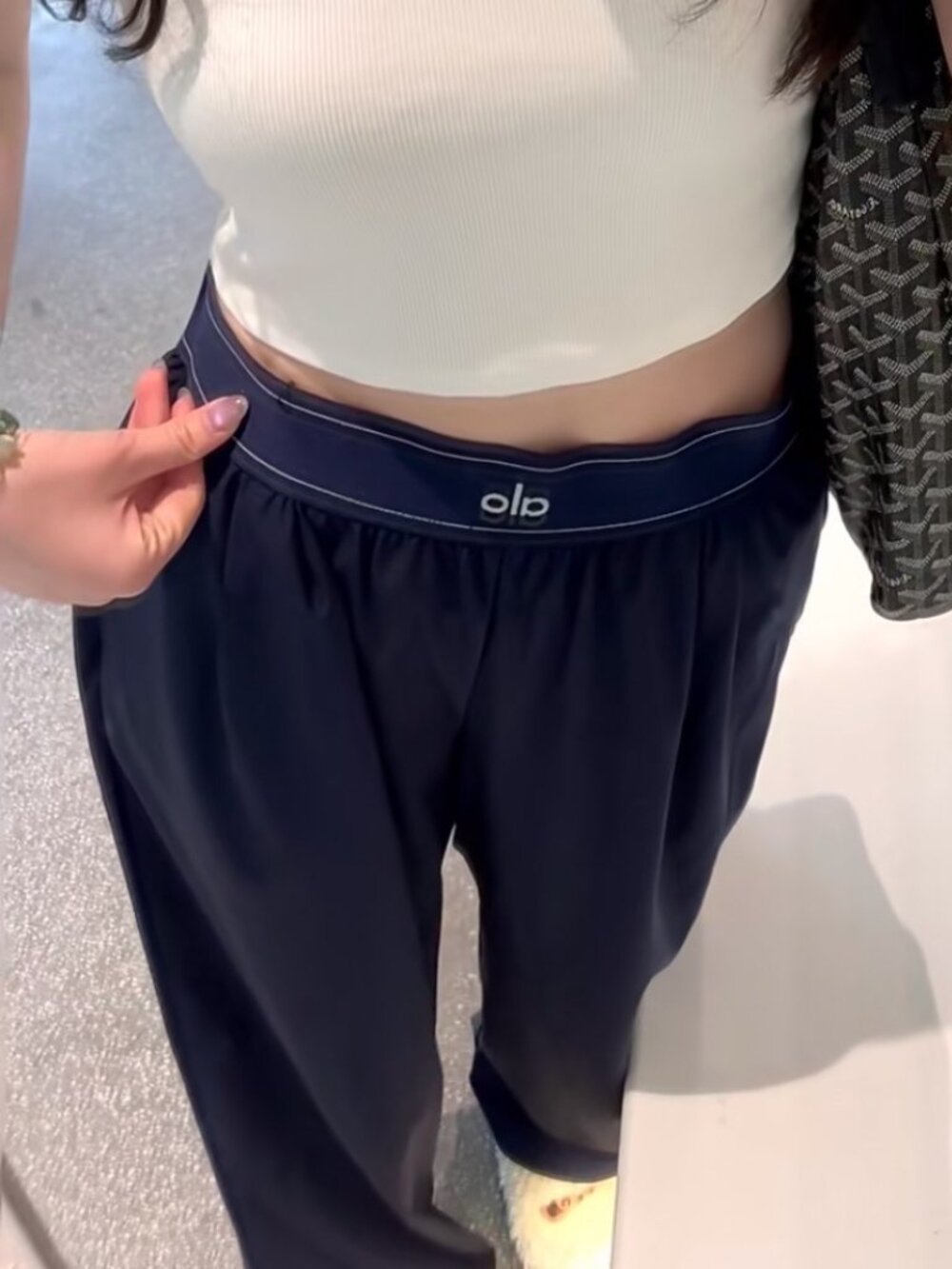 NWT📘ALO Yoga Suit Up Trouser Navy Blue🥪 (Regular 30”inseam)